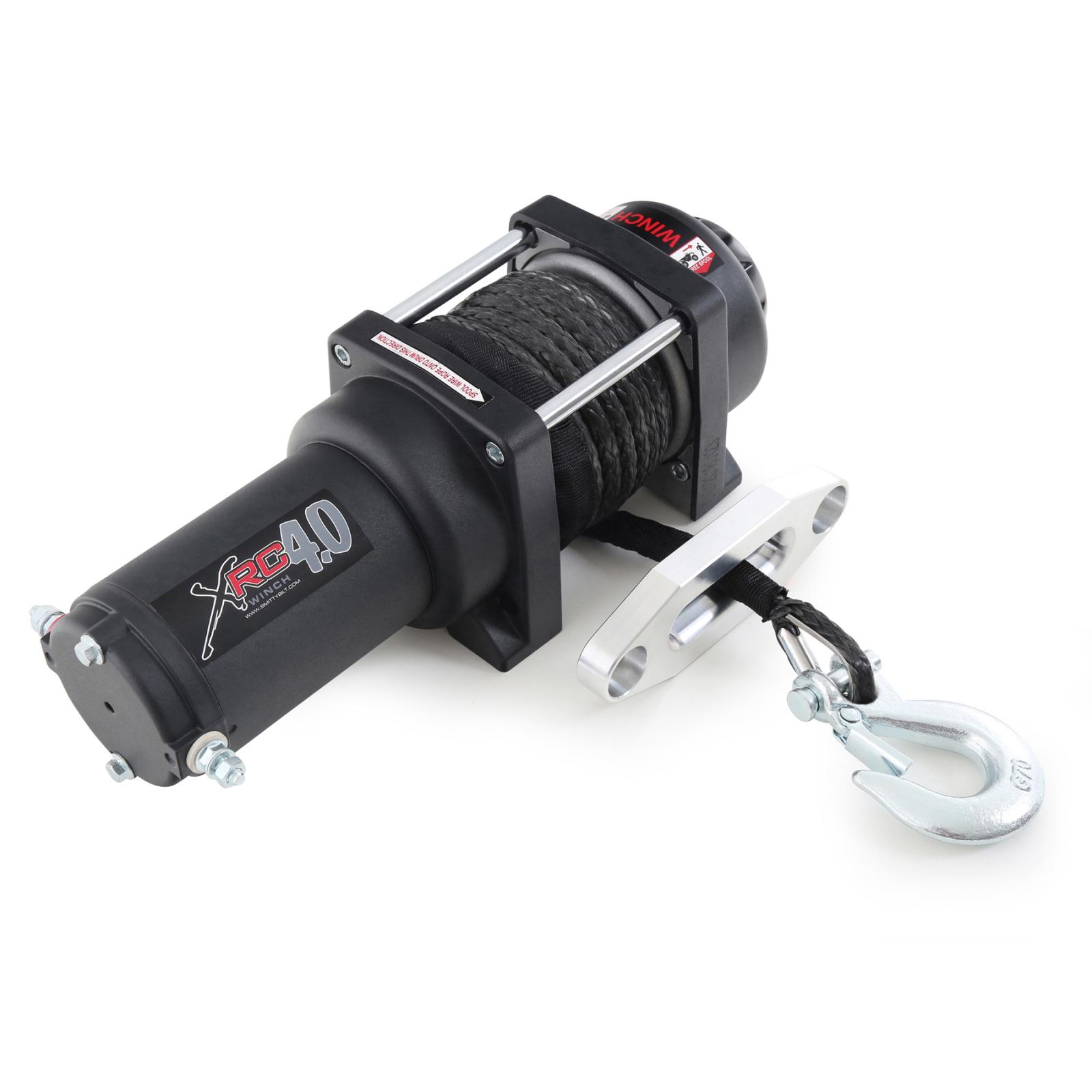 Xrc 4 Comp 4,000 Lb Winch Comp Series W Synthetic Rope Aluminum 